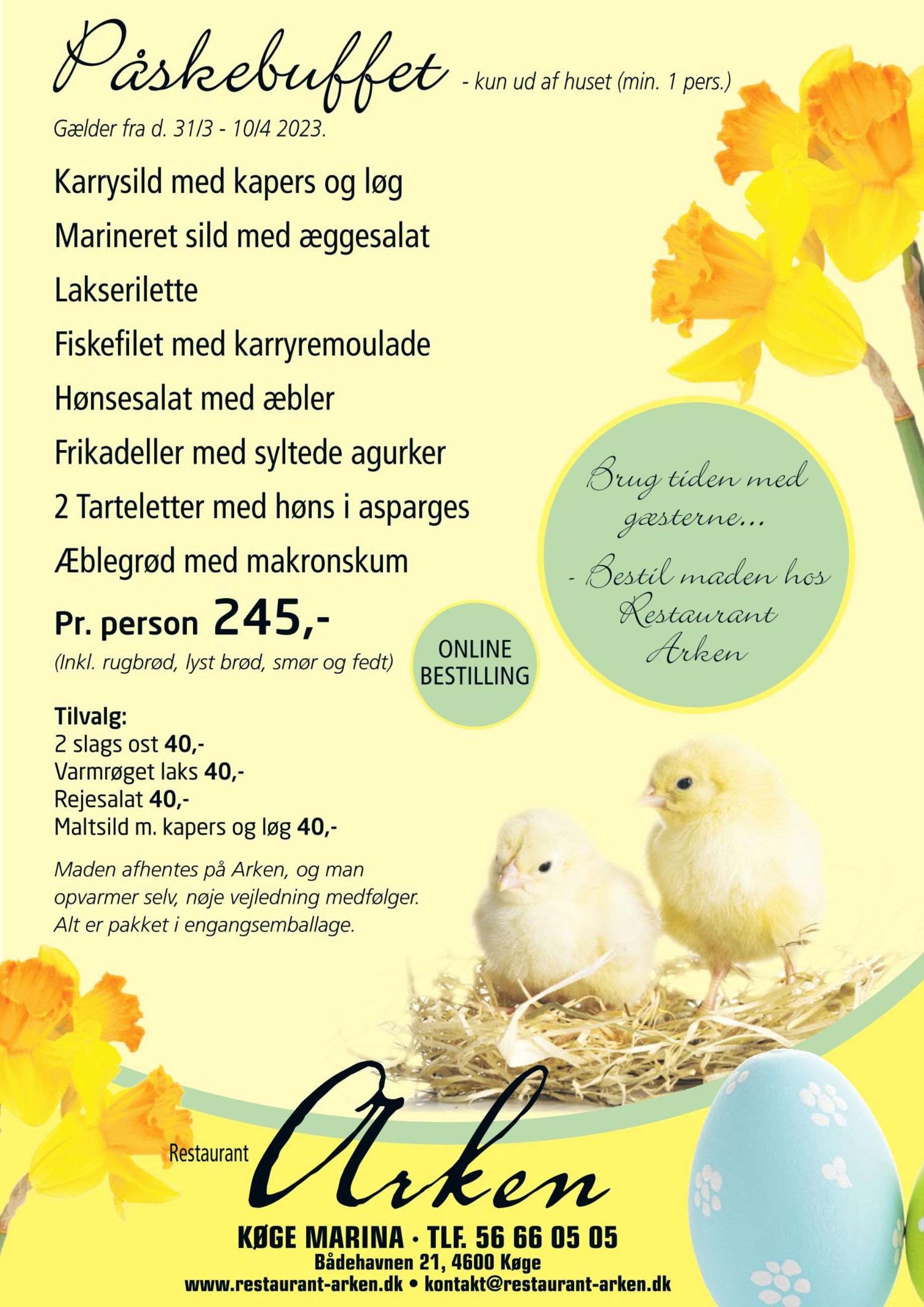 Arken påskebuffet 2023