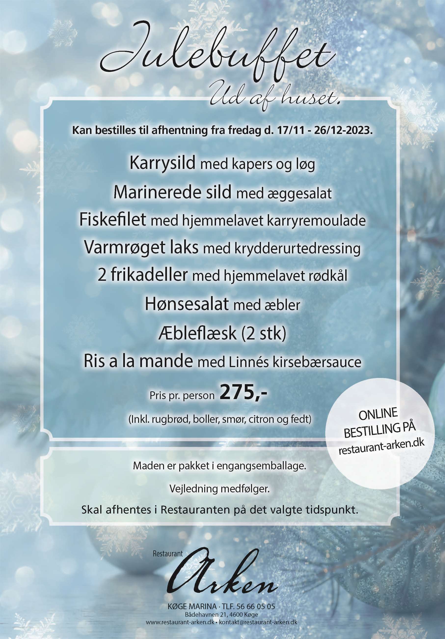 julebuffet ud af huset 2023